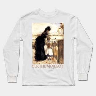 Woman and Child on a Balcony by Berthe Morisot Long Sleeve T-Shirt